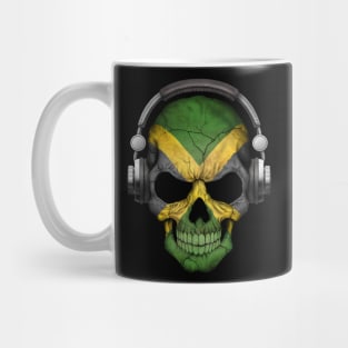 Dark Skull Deejay with Jamaican Flag Mug